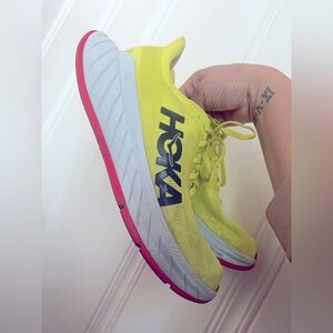 Hoka one one Carbon X 2 Neon size 9.5 women’s